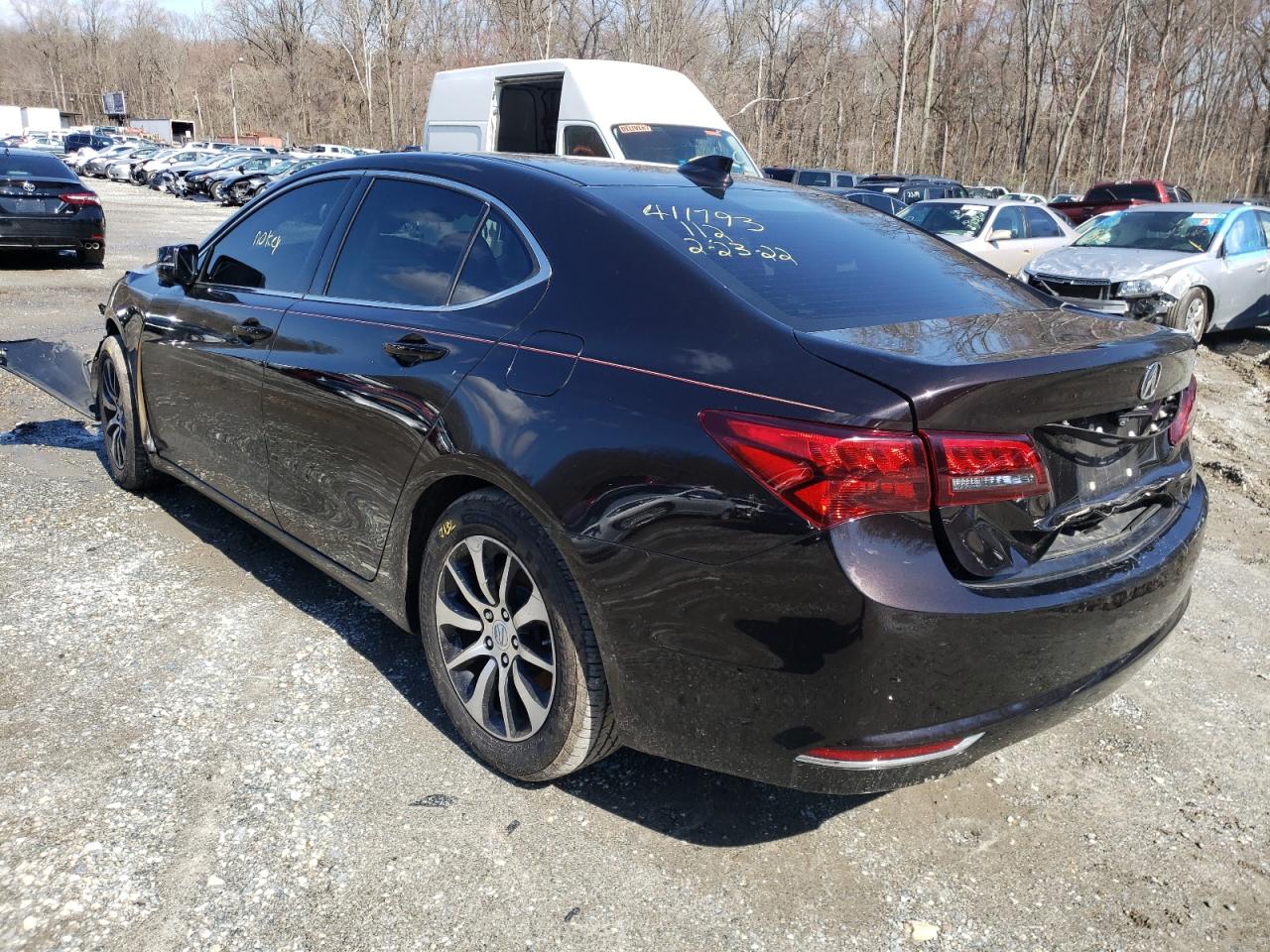 Photo 3 from auction – 2016 ACURA TLX TECH with VIN 19UUB1F50GA009078