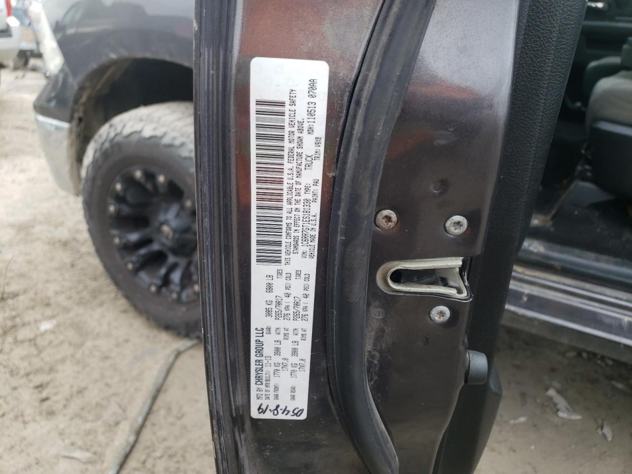 Photo 10 from auction – 2014 RAM 1500 SLT with VIN 1C6RR7GT1ES181330