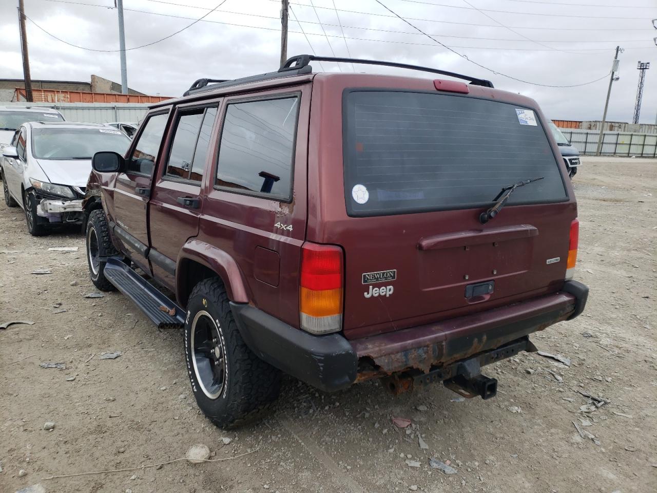 Photo 3 from auction – 2001 JEEP CHEROKEE S with VIN 1J4FF48S11L613387