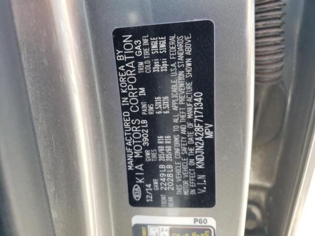 Photo 10 from auction – 2015 KIA SOUL with VIN KNDJN2A28F7171340