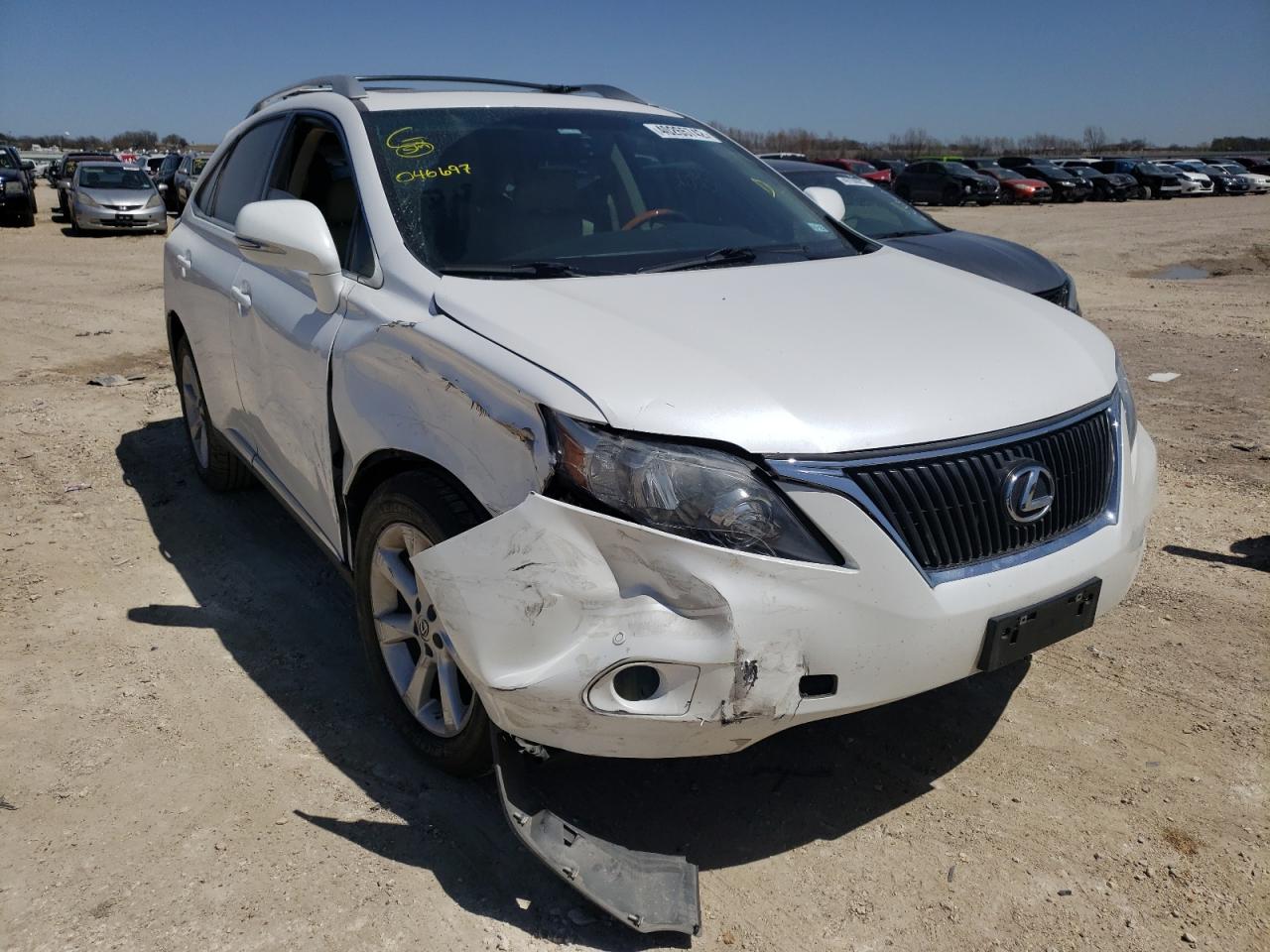LEXUS RX 350 2011 with VIN 2T2ZK1BA5BC046697 - Photo from auction
