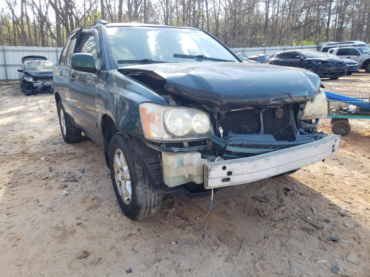 TOYOTA HIGHLANDER 2003 with VIN JTEHF21A330134795 - Photo from auction