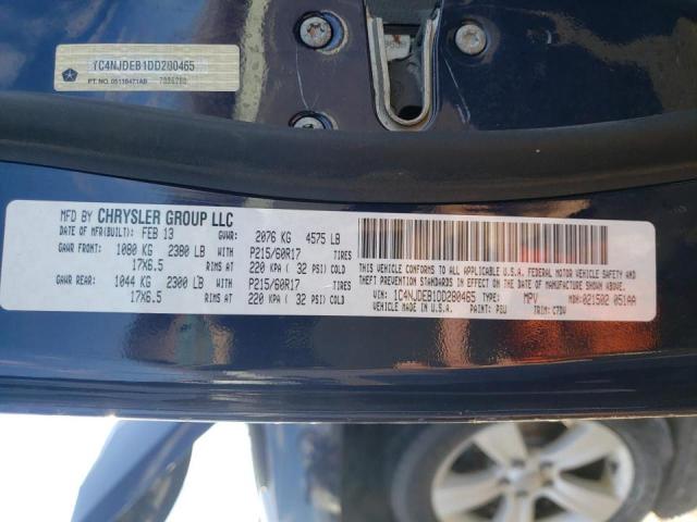 Photo 10 from auction – 2013 JEEP COMPASS LA with VIN 1C4NJDEB1DD280465