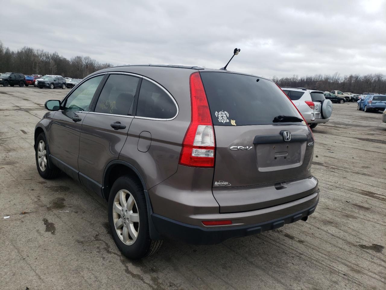 Photo 3 from auction – 2011 HONDA CR-V SE with VIN 5J6RE4H45BL080219