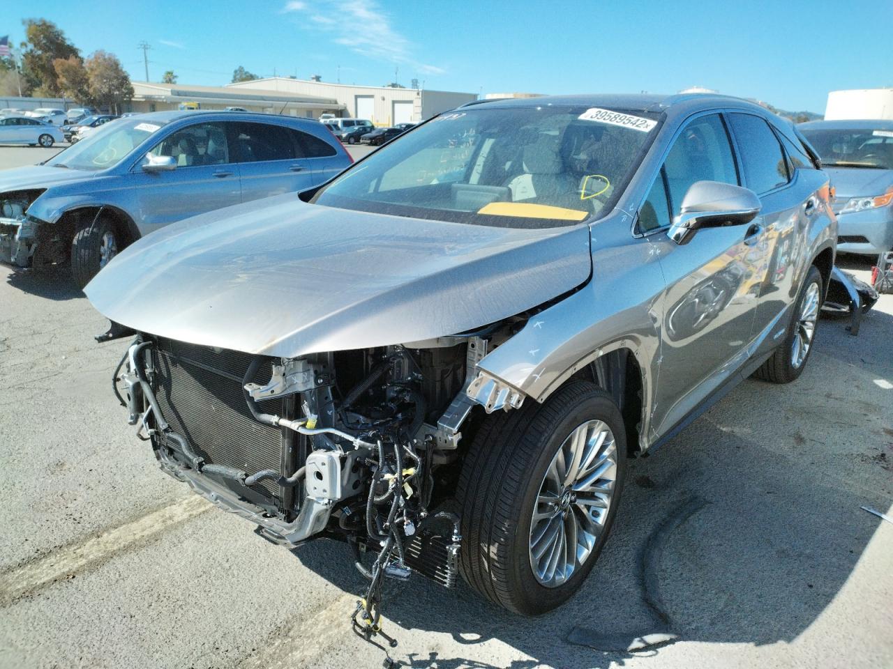 Photo 2 from auction – 2021 LEXUS RX 450H with VIN 2T2JGMDA6MC070412