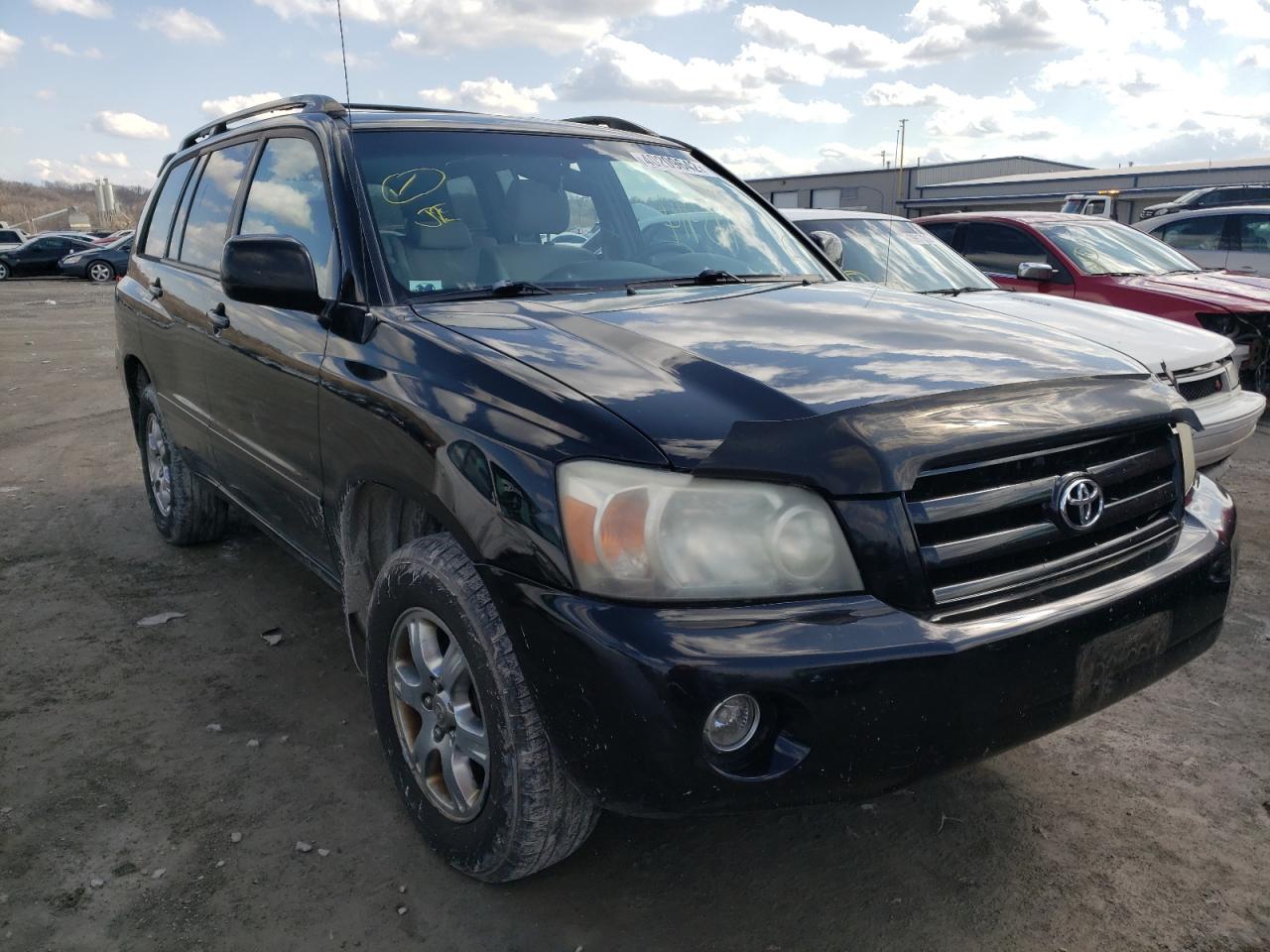 TOYOTA HIGHLANDER 2007 with VIN JTEEP21A670210001 - Photo from auction