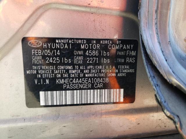 Photo 10 from auction – 2014 HYUNDAI SONATA HYB with VIN KMHEC4A45EA108438