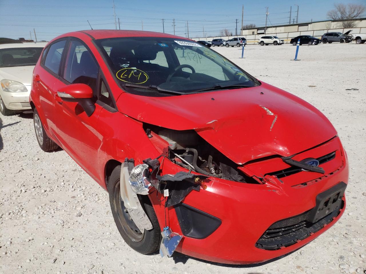 FORD FIESTA SE 2013 with VIN 3FADP4EJ1DM176554 - Photo from auction