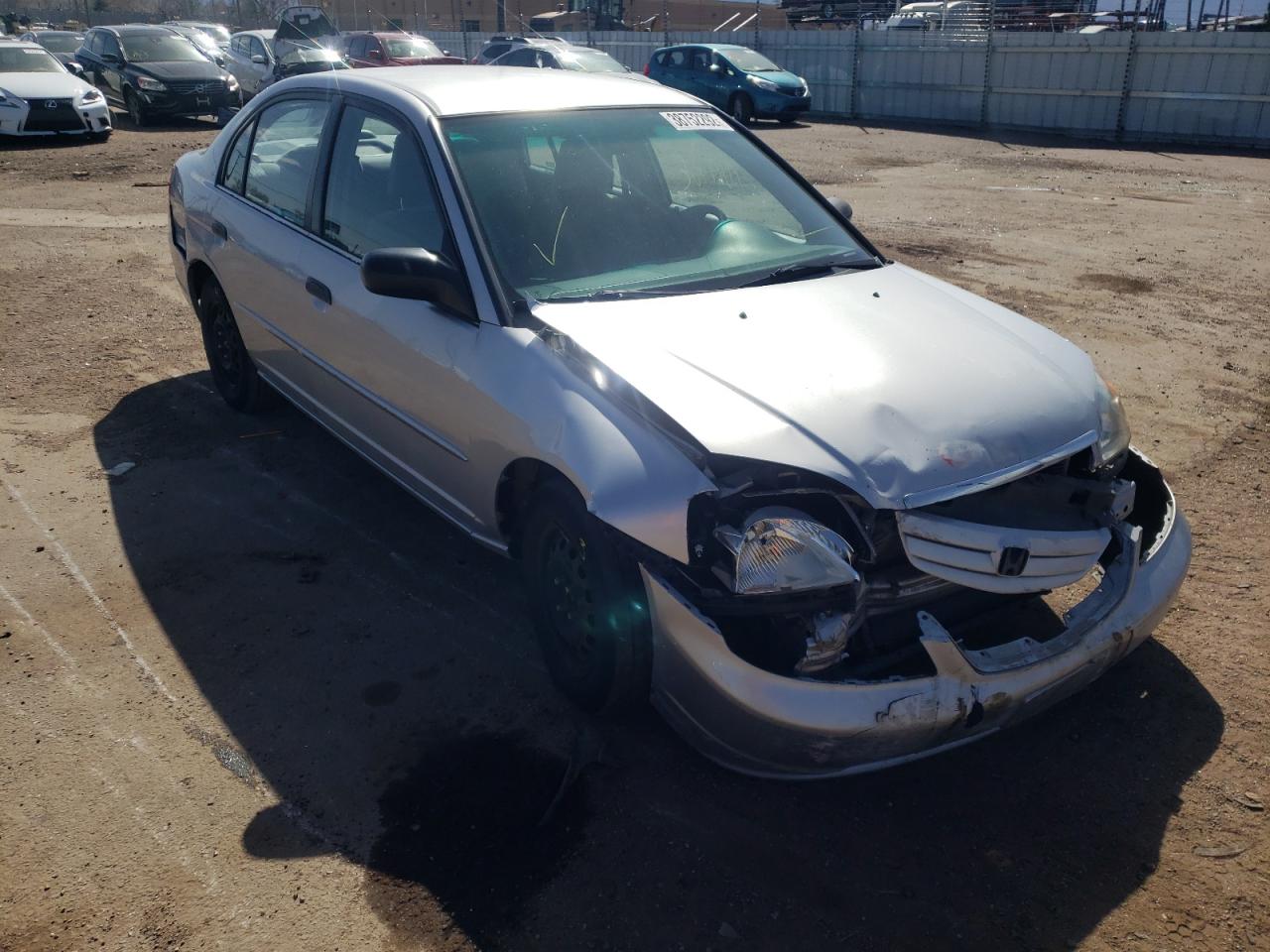 HONDA CIVIC LX 2001 with VIN JHMES16551S007202 - Photo from auction