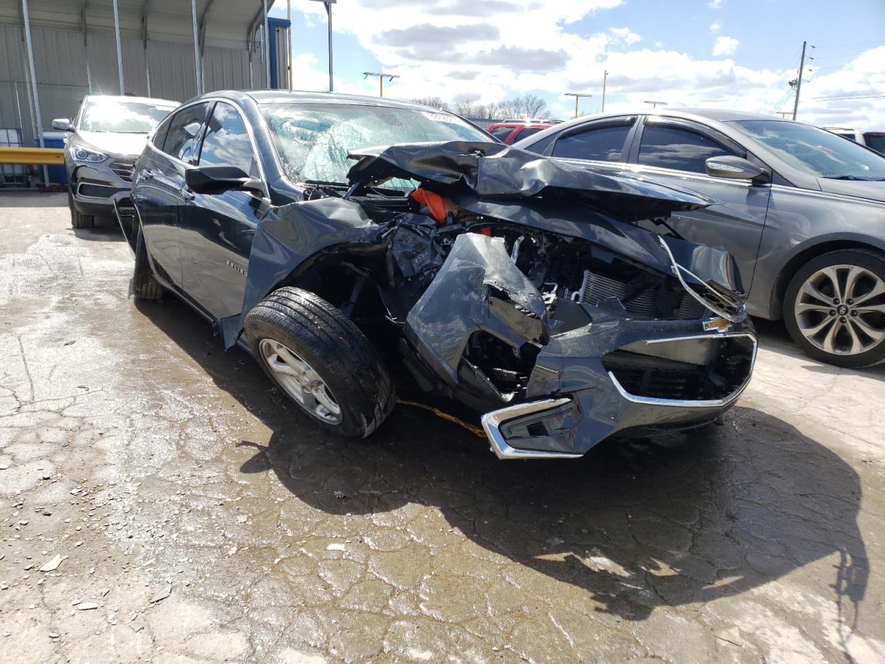 CHEVROLET MALIBU LS 2017 with VIN 1G1ZB5ST4HF273093 - Photo from auction
