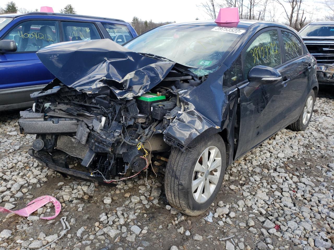 Photo 2 from auction – 2013 KIA RIO EX with VIN KNADN5A33D6235954