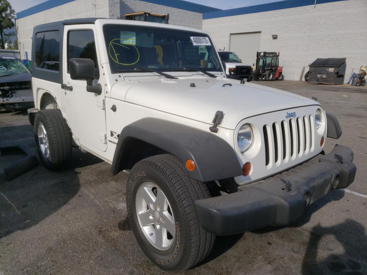 JEEP WRANGLER X 2008 with VIN 1J4FA24108L558179 - Photo from auction