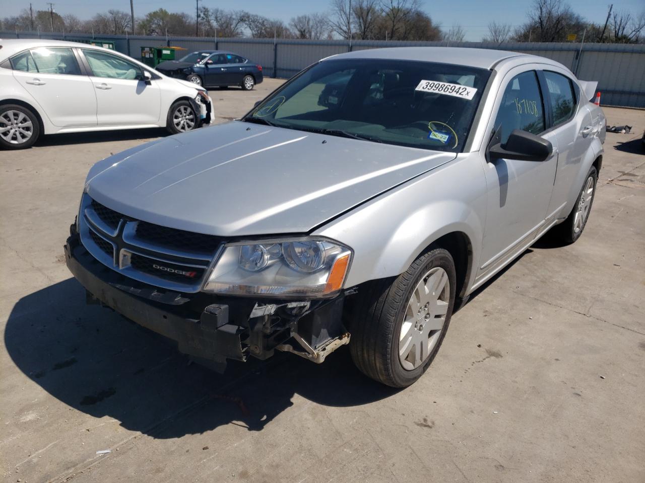 Photo 2 from auction – 2012 DODGE AVENGER SE with VIN 1C3CDZAB2CN209130