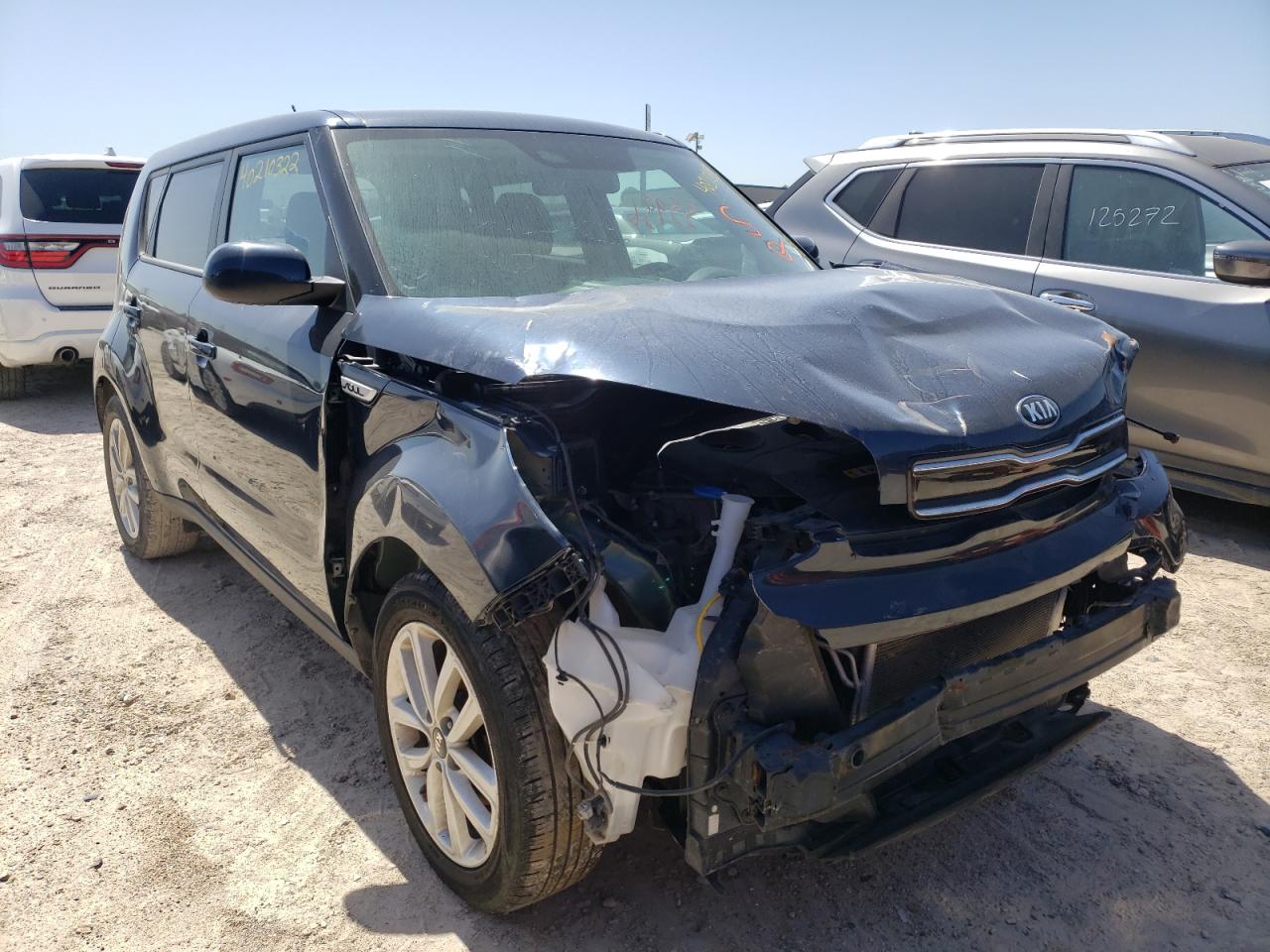 KIA SOUL + 2019 with VIN KNDJP3A52K7637932 - Photo from auction