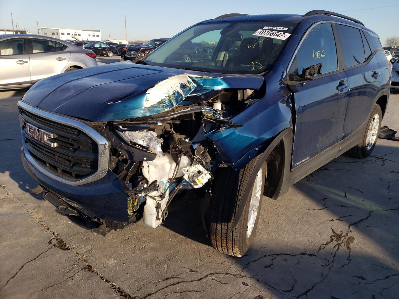 Photo 9 from auction – 2021 GMC TERRAIN SL with VIN 3GKALMEVXML316669