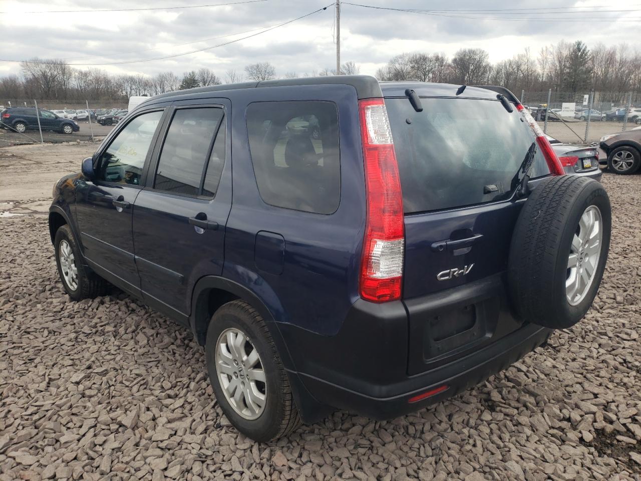 Photo 3 from auction – 2006 HONDA CR-V EX with VIN JHLRD68896C020637