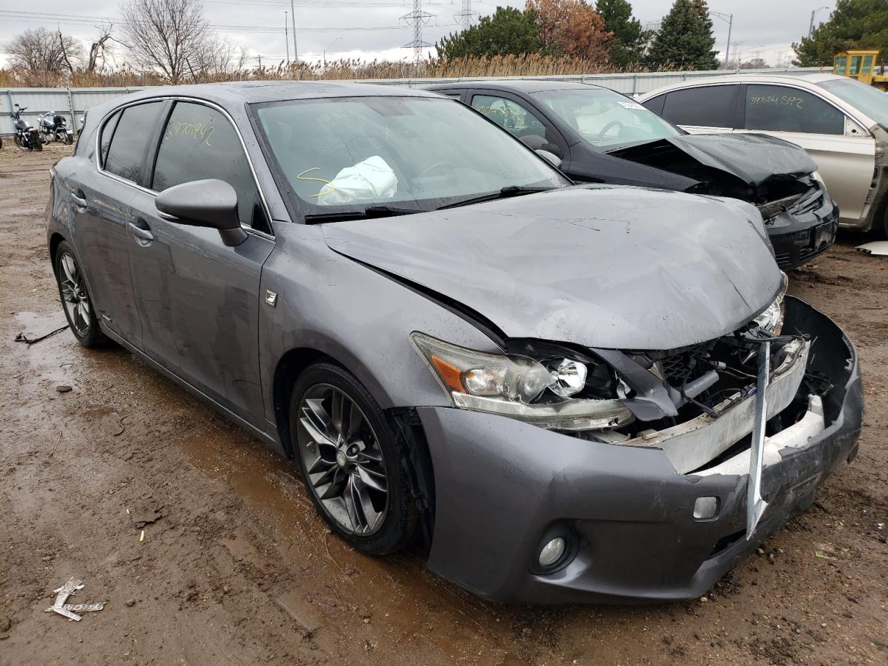 LEXUS CT 200 2012 with VIN JTHKD5BH6C2070641 - Photo from auction