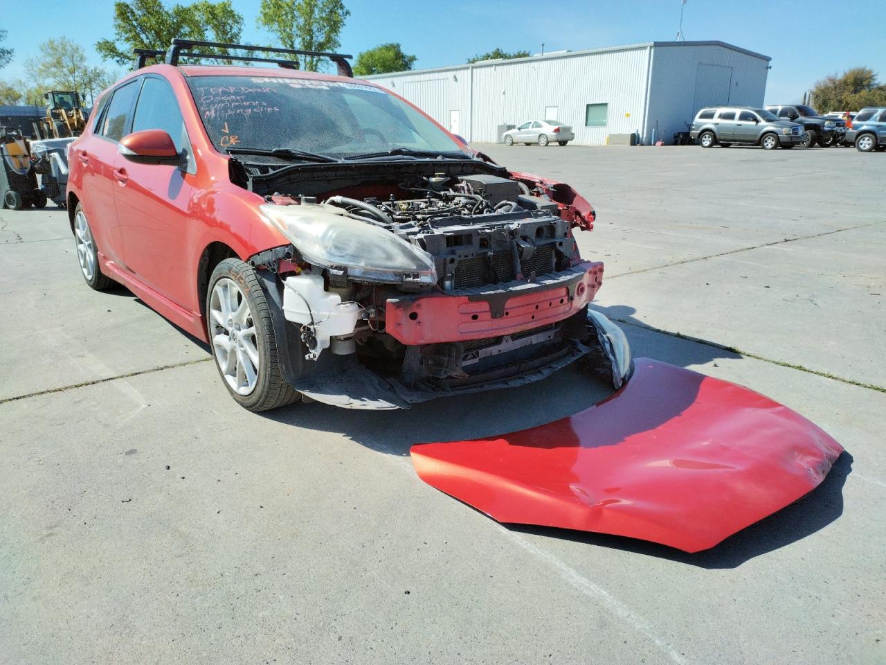 MAZDA 3 S 2012 with VIN JM1BL1M91C1656852 - Photo from auction