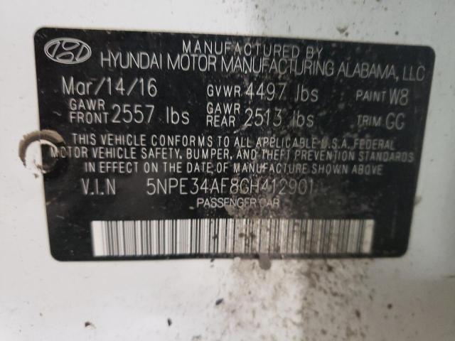 Photo 10 from auction – 2016 HYUNDAI SONATA SPO with VIN 5NPE34AF8GH412901