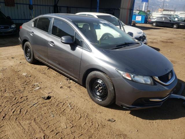 HONDA CIVIC LX 2013 with VIN 19XFB2F59DE044210 - Photo from auction