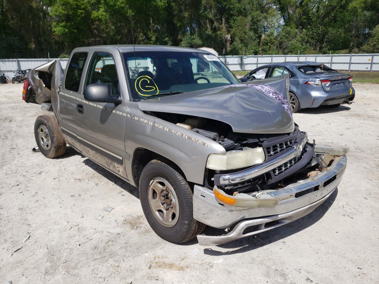 CHEVROLET SILVERADO 2000 with VIN 2GCEC19V6Y1380348 - Photo from auction