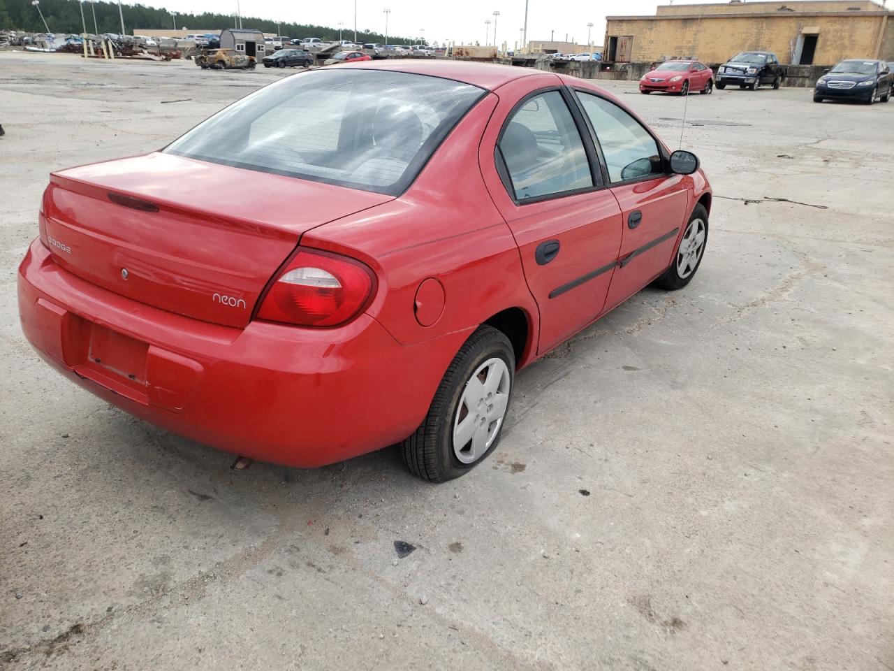 Photo 4 from auction – 2003 DODGE NEON SE with VIN 1B3ES26CX3D170927