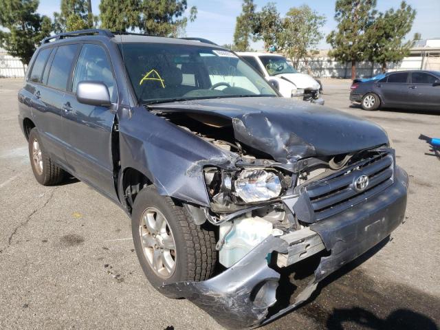 TOYOTA HIGHLANDER 2006 with VIN JTEGP21A660124985 - Photo from auction