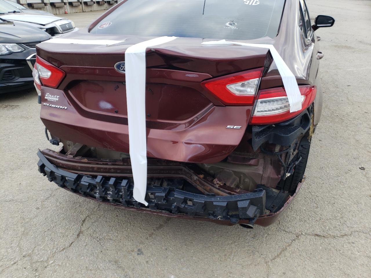 Photo 9 from auction – 2016 FORD FUSION SE with VIN 3FA6P0H73GR289074