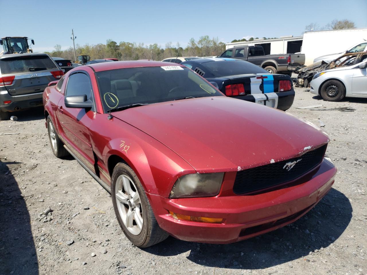 Photo 1 from auction – 2005 FORD MUSTANG with VIN 1ZVFT80N755175462
