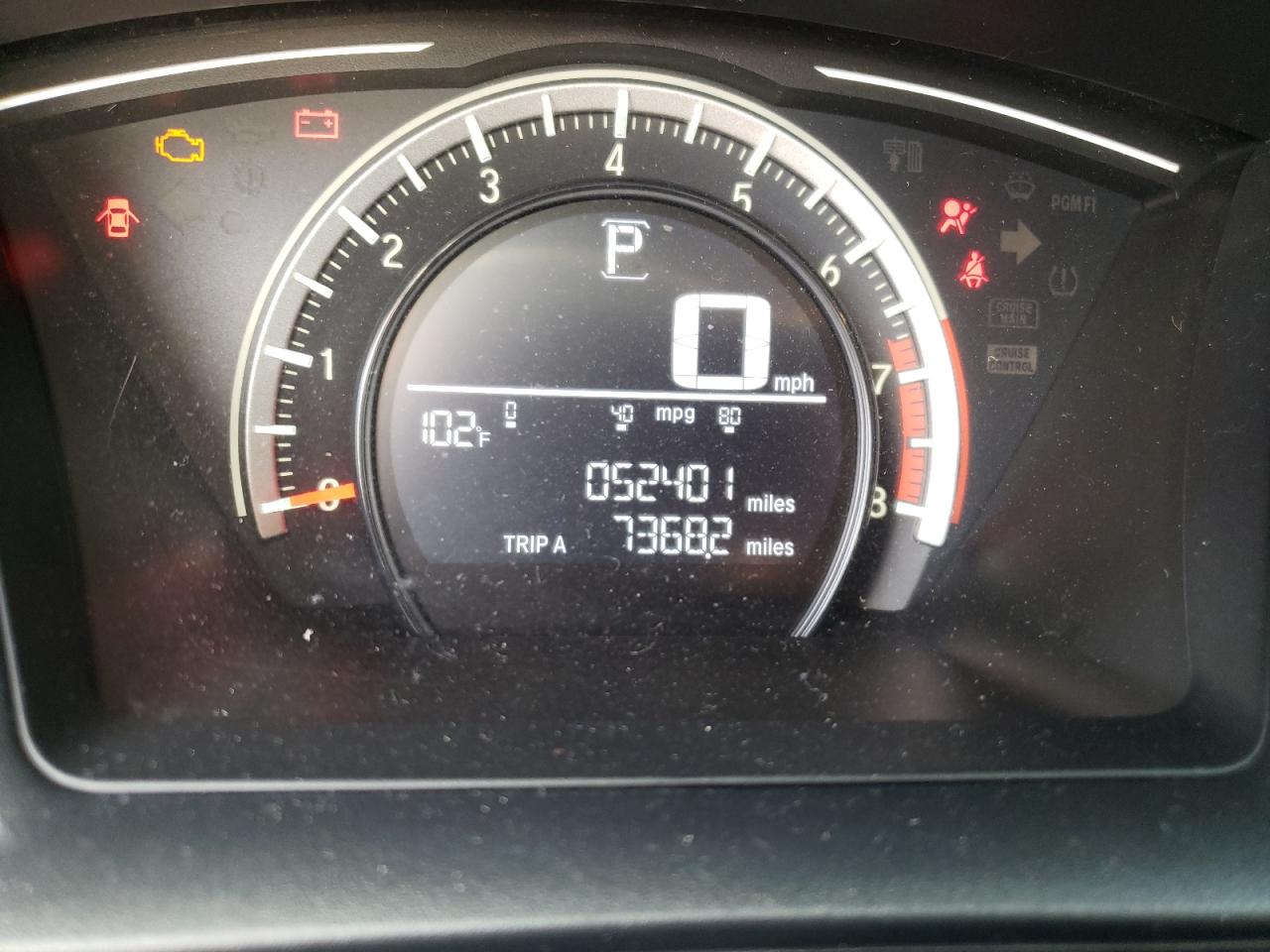 Photo 8 from auction – 2017 HONDA CIVIC LX with VIN 2HGFC2F5XHH571410