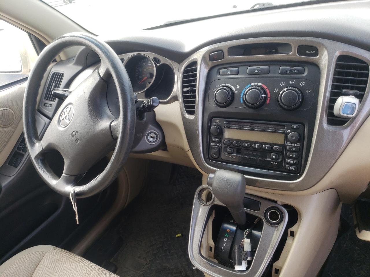 Photo 9 from auction – 2001 TOYOTA HIGHLANDER with VIN JTEHD21A610007753