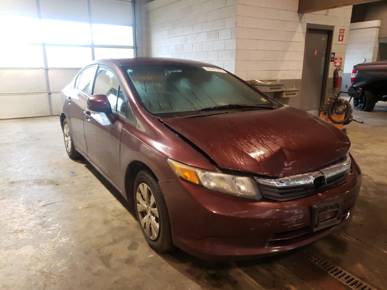 HONDA CIVIC 2012 with VIN 2HGFB2F55CH599806 - Photo from auction