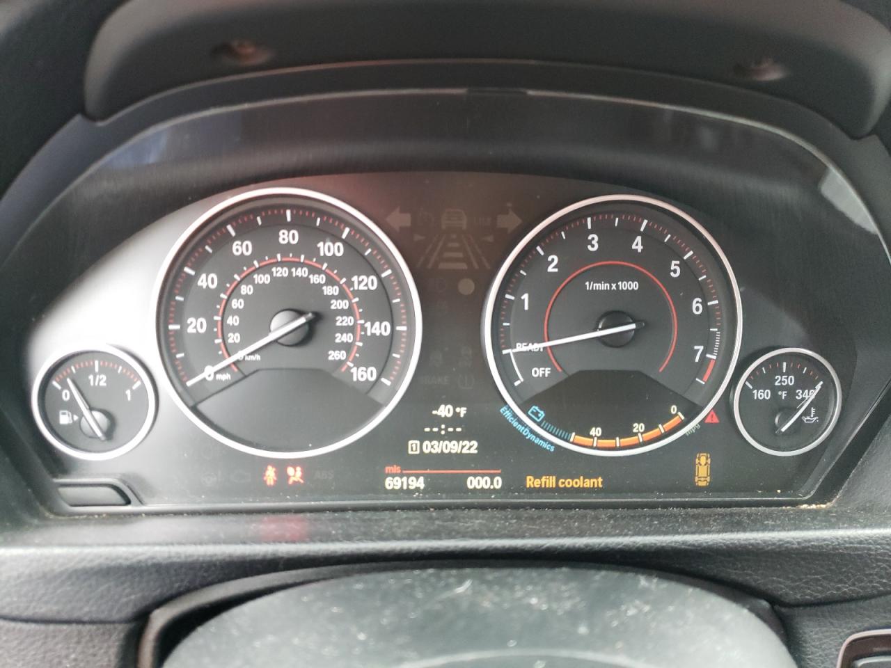 Photo 8 from auction – 2013 BMW 335 XI with VIN WBA3B9C51DF585206
