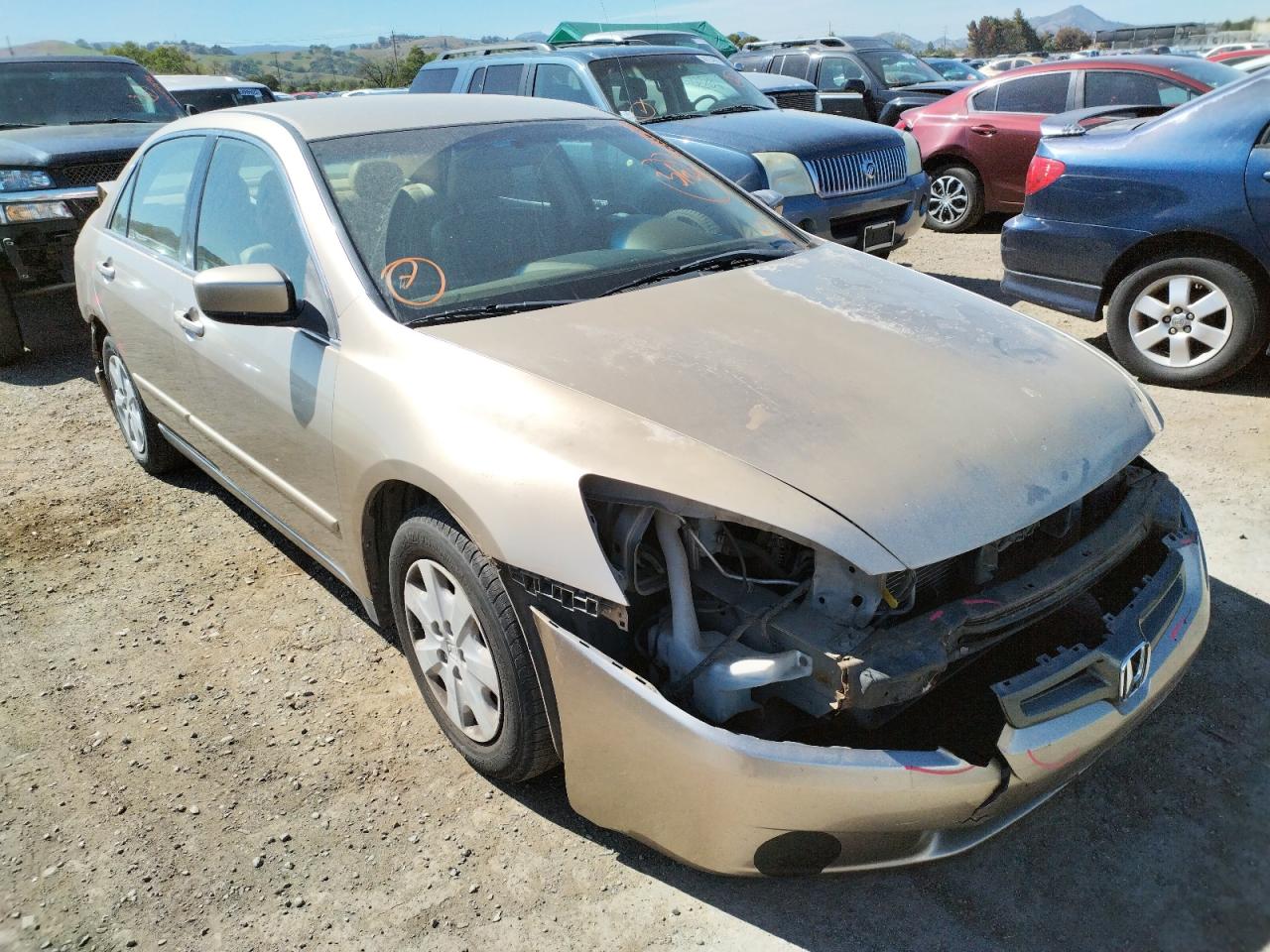 HONDA ACCORD LX 2003 with VIN JHMCM56333C040283 - Photo from auction