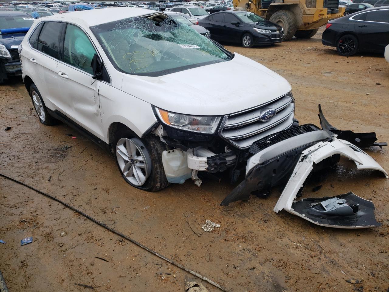 FORD EDGE SEL 2018 with VIN 2FMPK3J95JBC17921 - Photo from auction