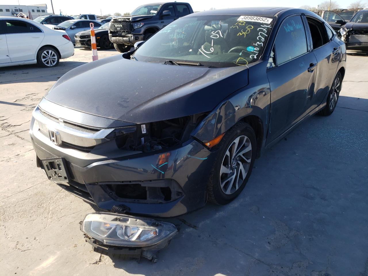 Photo 2 from auction – 2016 HONDA CIVIC EX with VIN 19XFC2F74GE040567