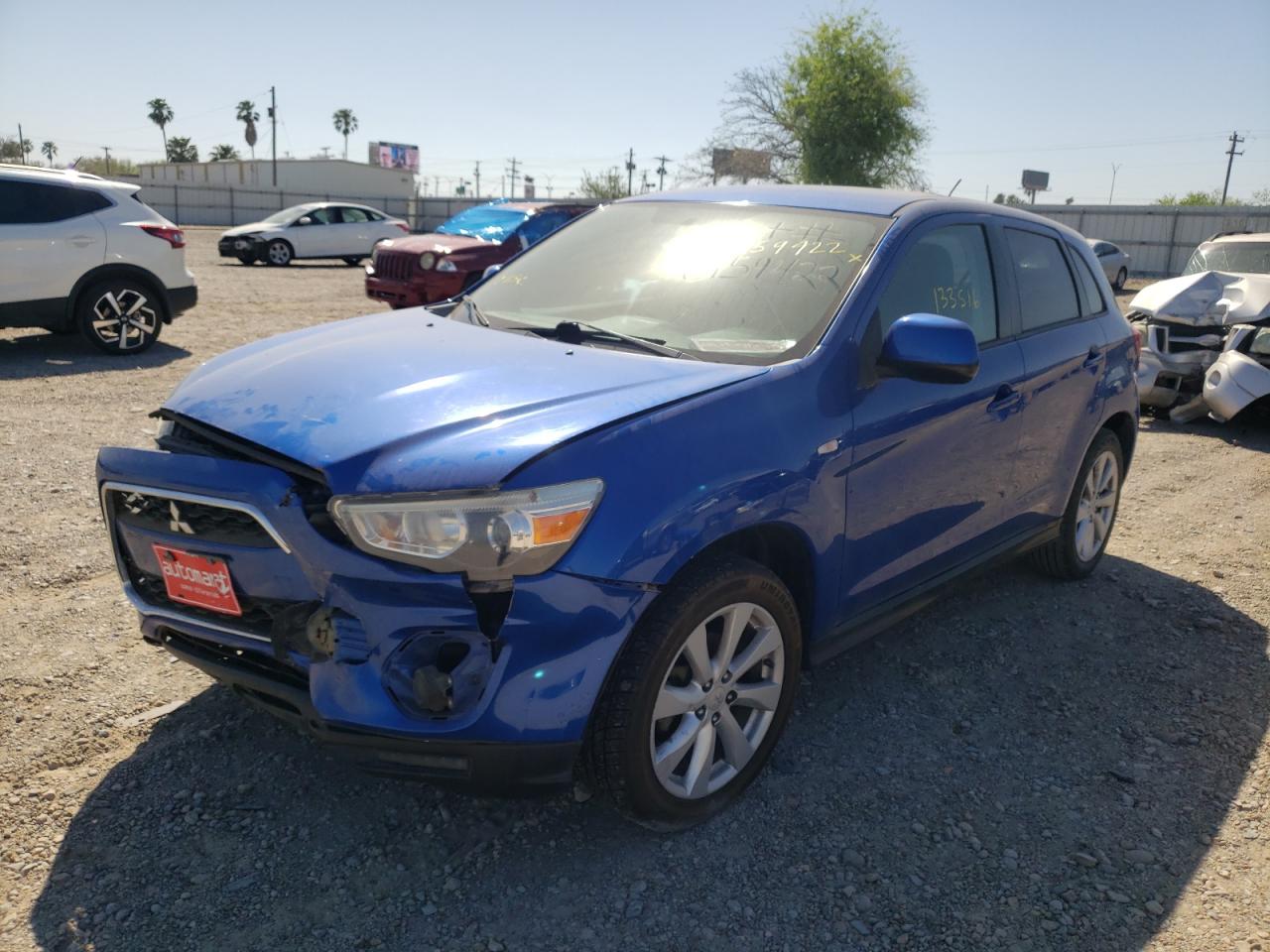 Photo 2 from auction – 2015 MITSUBISHI OUTLANDER with VIN 4A4AP3AU4FE020730