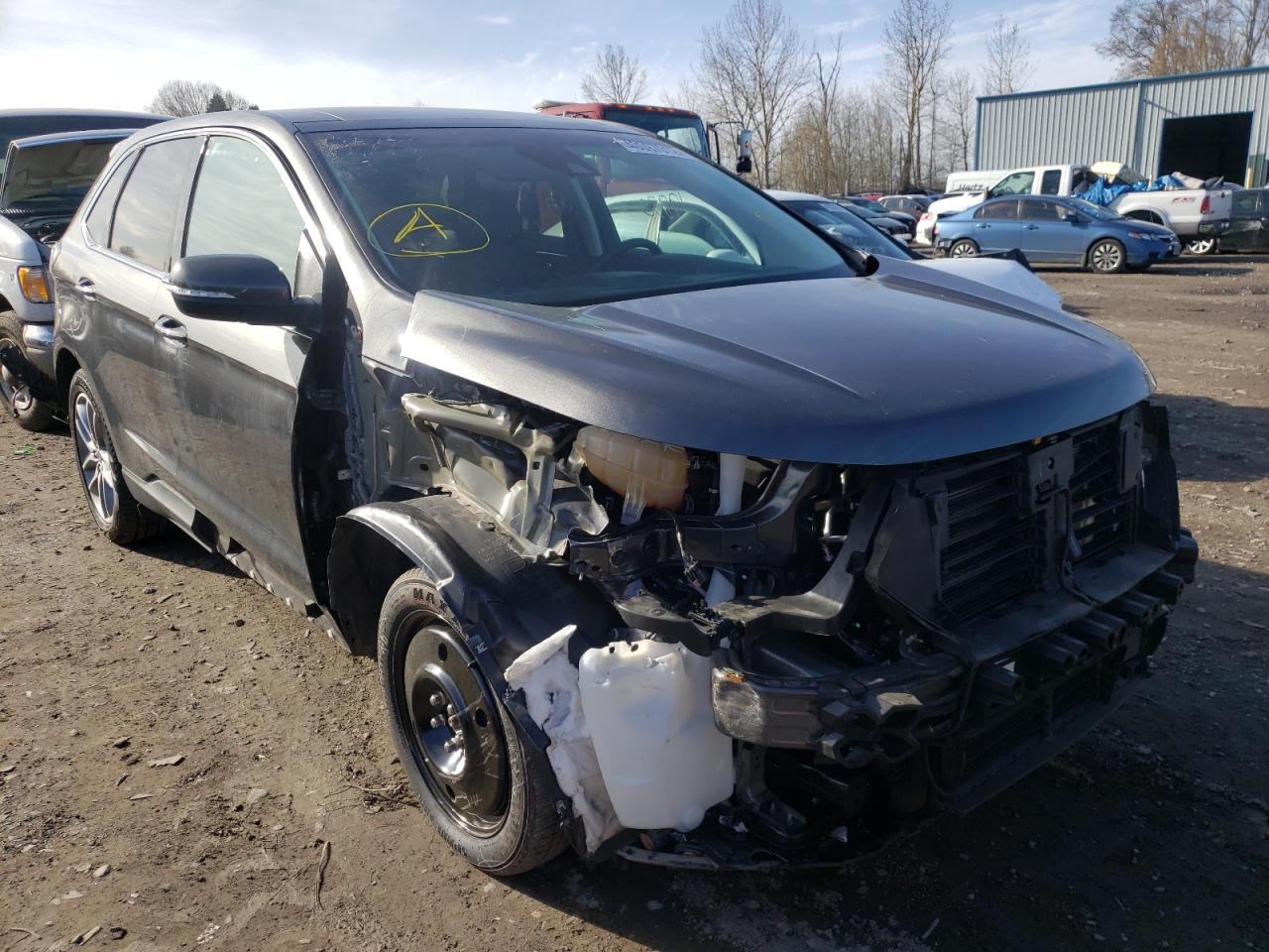 FORD EDGE TITAN 2018 with VIN 2FMPK4K92JBC40674 - Photo from auction