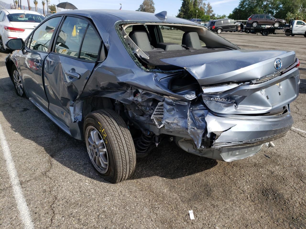 Photo 3 from auction – 2021 TOYOTA COROLLA LE with VIN JTDEAMDE8MJ027818