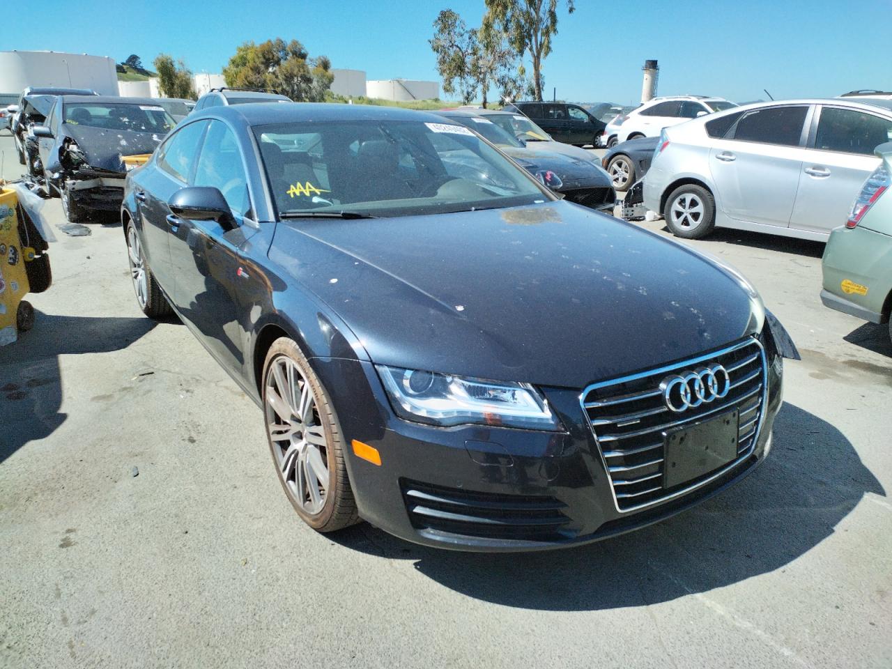 AUDI A7 PREMIUM 2013 with VIN WAUYGAFC2DN158254 - Photo from auction