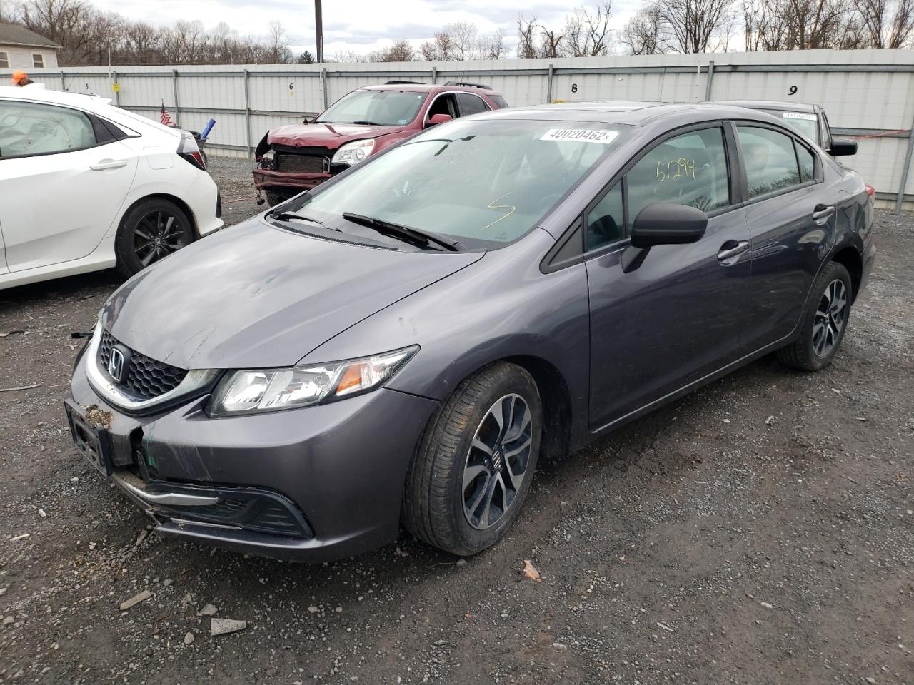 Photo 2 from auction – 2014 HONDA CIVIC EX with VIN 19XFB2F86EE061963