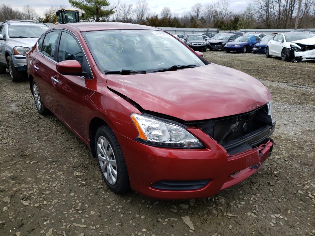 Photo 1 from auction – 2015 NISSAN SENTRA S with VIN 3N1AB7AP5FL673285