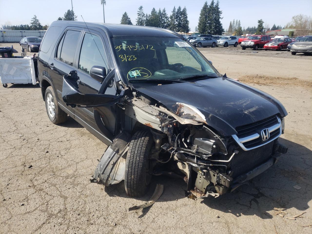 Photo 1 from auction – 2004 HONDA CR-V EX with VIN SHSRD78844U201124