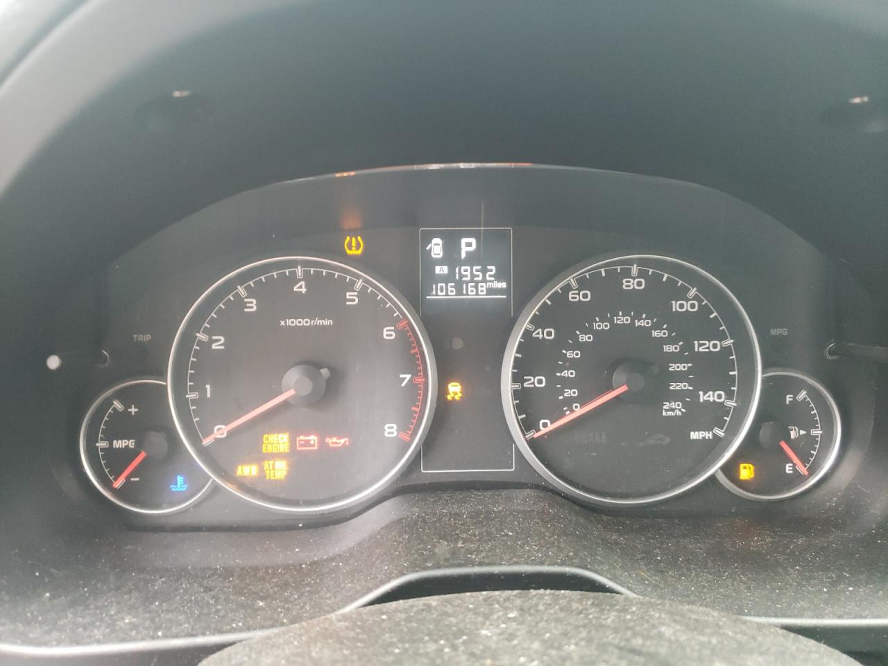 Photo 8 from auction – 2014 SUBARU LEGACY 2.5 with VIN 4S3BMBA63E3014640