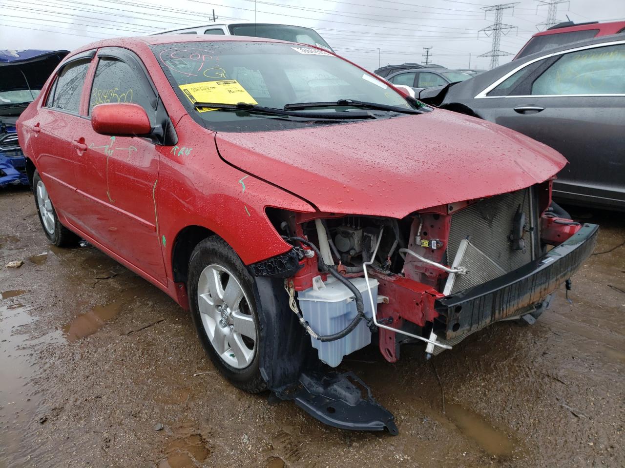 TOYOTA COROLLA BA 2009 with VIN 1NXBU40E59Z021783 - Photo from auction