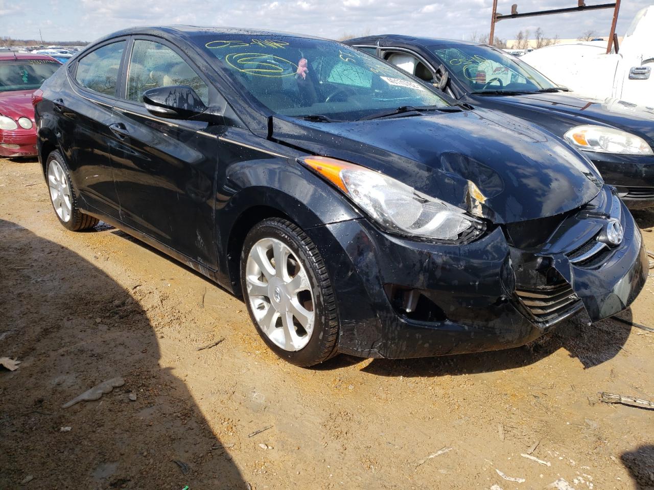 HYUNDAI ELANTRA GL 2012 with VIN 5NPDH4AE3CH093163 - Photo from auction