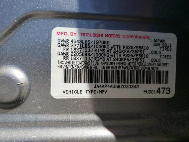 Photo 10 from auction – 2011 MITSUBISHI OUTLANDER with VIN JA4AP4AU5BZ020343