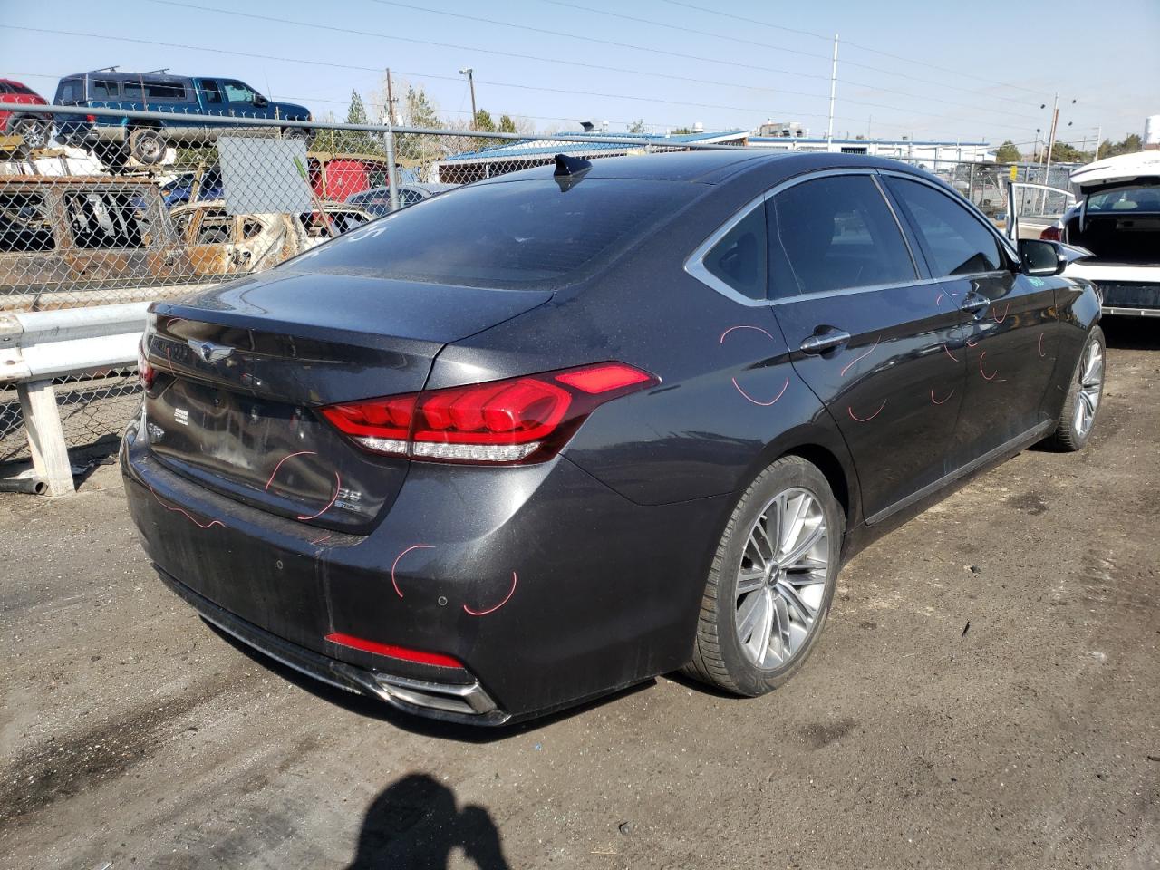 Photo 4 from auction – 2018 GENESIS G80 BASE with VIN KMHGN4JE4JU229658