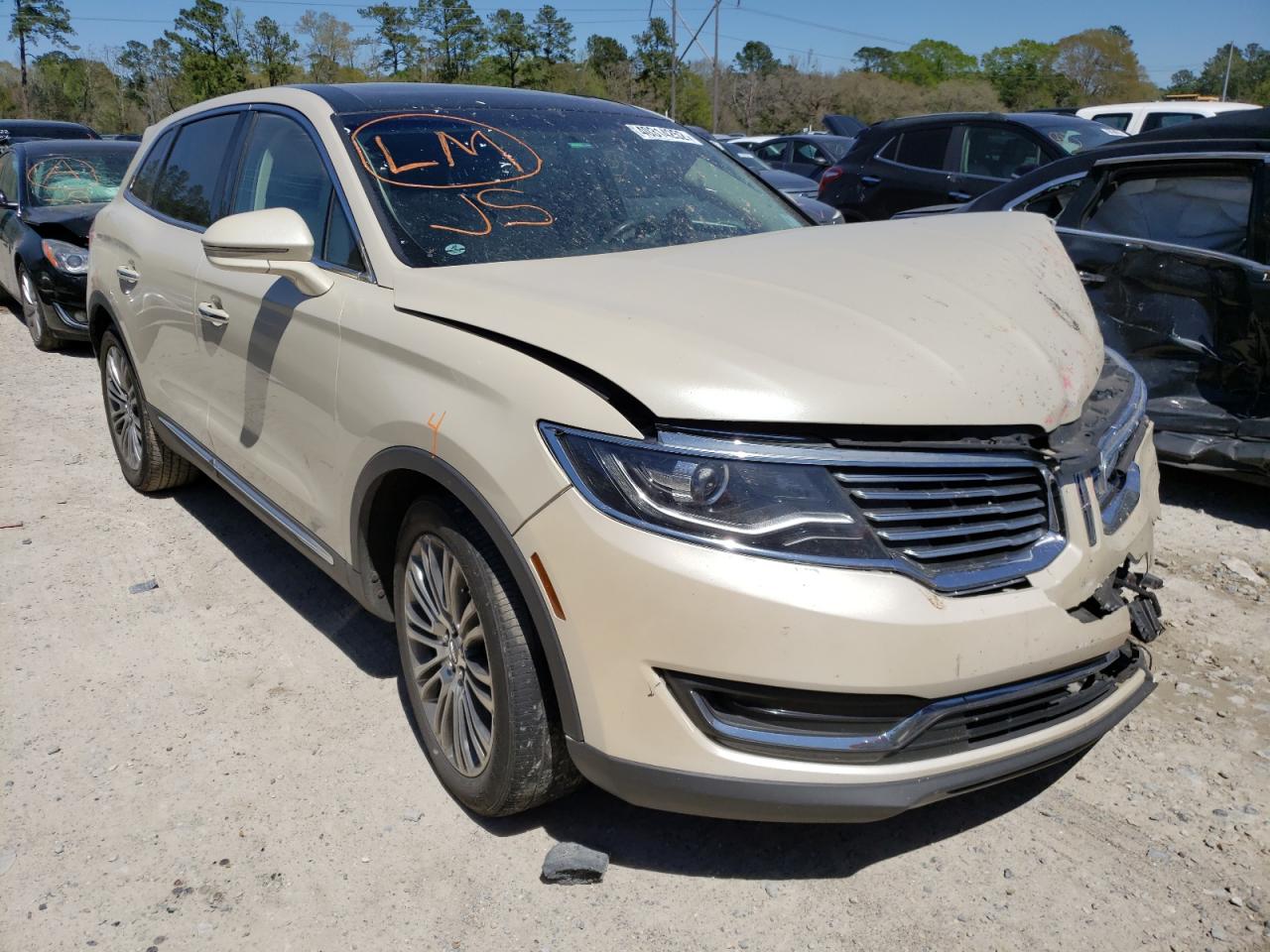 LINCOLN MKX RESERV 2018 with VIN 2LMPJ6LR2JBL41456 - Photo from auction