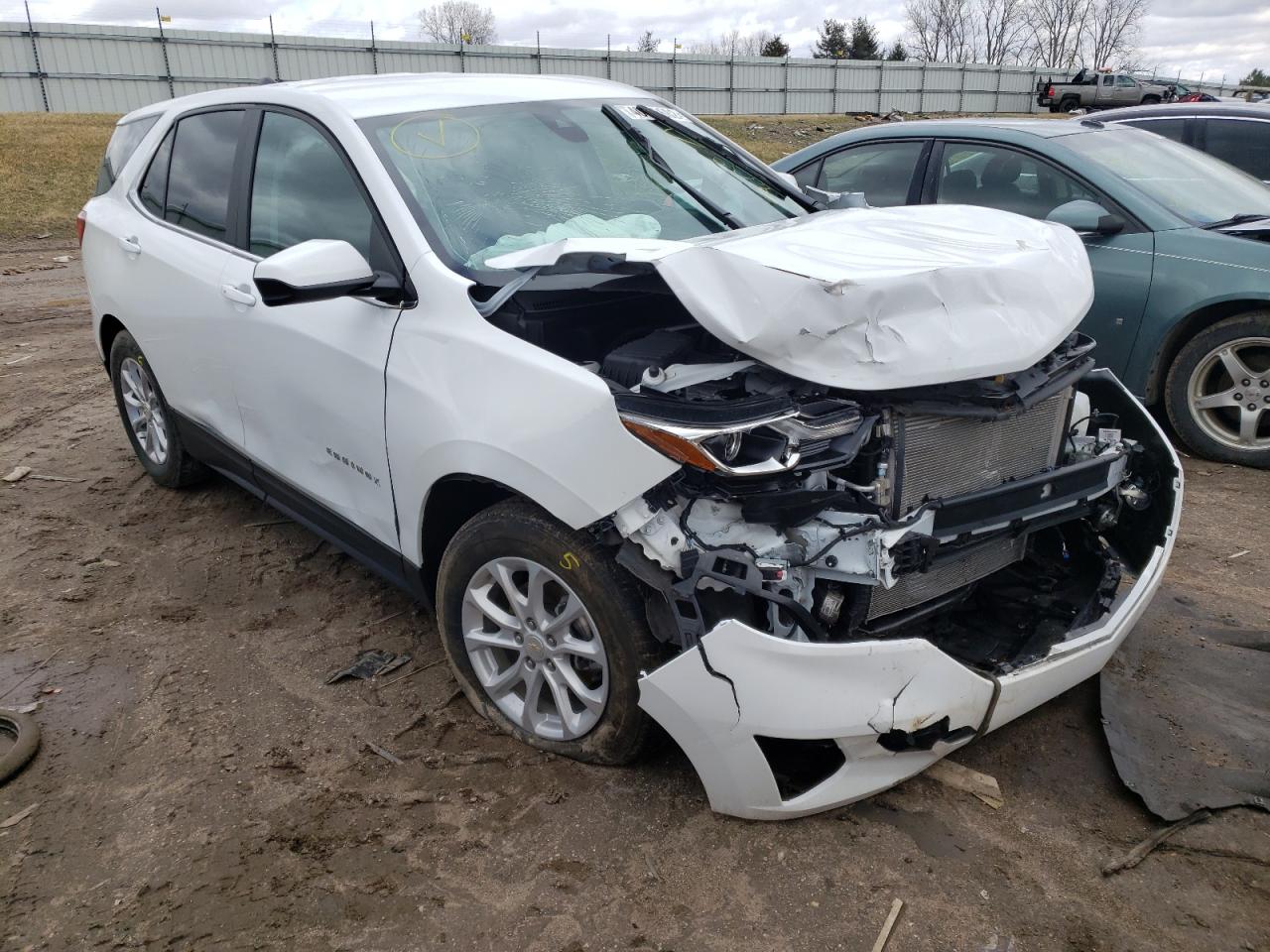 Photo 1 from auction – 2021 CHEVROLET EQUINOX LT with VIN 3GNAXUEV7MS129600
